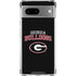 University of Georgia Bulldogs Google Pixel 7a Clear Case
